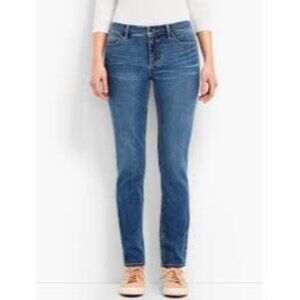 Talbots Women's Flawless Five Pocket Ankle Denim Jeans Blue Size 32"
